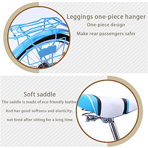 Fiets 24 Inch Mannelijke en Vrouwelijke Student Fiets Dames Volwassen Commuter Dame Prinses Fiets Retro Commuter Fiets… - Afbeelding 5