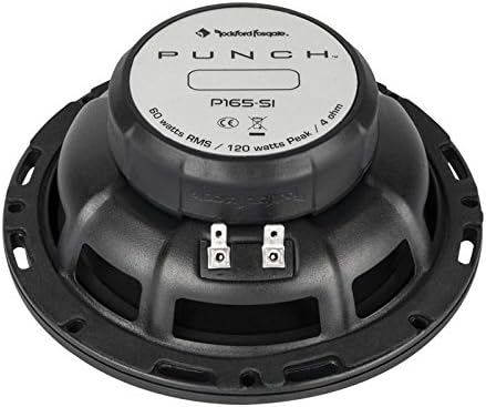 Set of 2 P165-SI Rockford Fosgate 6.5-Inches 240W 2-Way Car Audio Component Speaker System