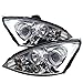 Spyder Auto 5010193 LED Halo Projector Headlights Chrome/Clear
