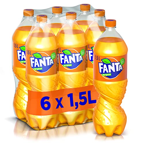 Fanta Original Gusto di Arancia – 6 Bottiglie da 1.5 L, con...