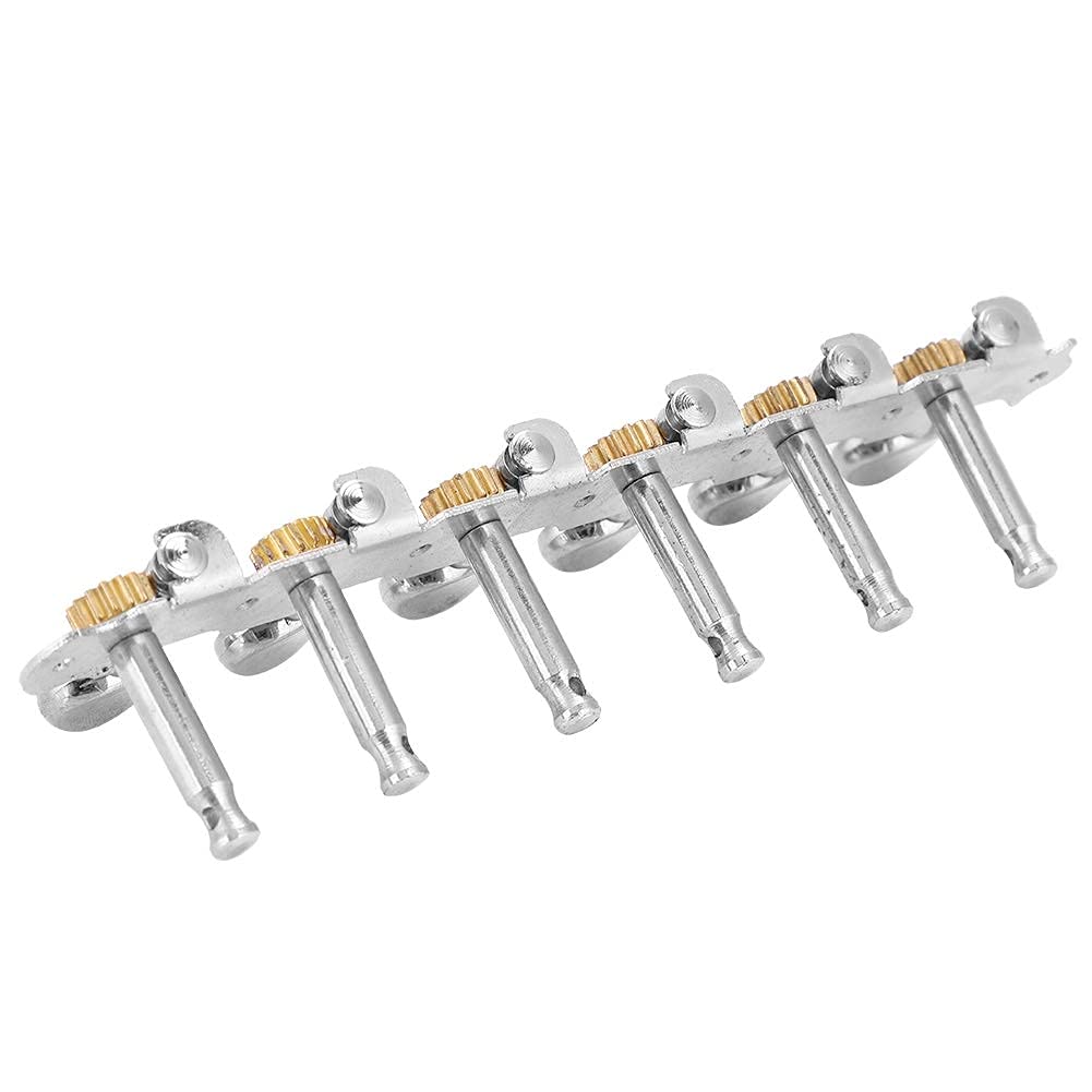 Clavijas de afinación, Conjunto resistente para guitarra 12 cuerdas de aleación de zinc, Accesorio cabezas máquina for músicos guitarristas reparación y uso profesional