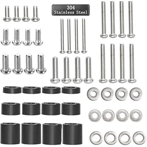 Coret Universal TV Mounting Hardware Kit Fits All TVs Includes M4, M5, M6 TV Screws, Washers and Spacers for TV and Monitor Mounting Cover