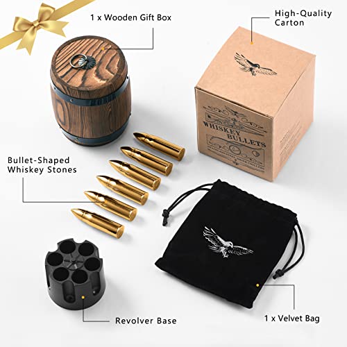 Gifts For Men Him Dad Fathers Day, Whiskey Stone Gifts For Husband Anniversary, Unique Birthday Gift Ideas For Dad From Daughter Son Wife, Cool Stuff, Bourbon Gadgets For Grandpa Uncle Father #TOP5
