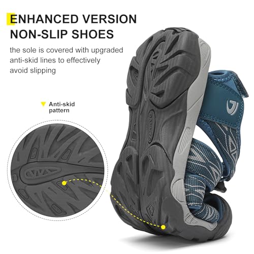 Image of Dannto Women's Sport Hiking Sandals Closed Toe Outdoor Athletic Walking Sandal Lightweight Summer Water Shoes