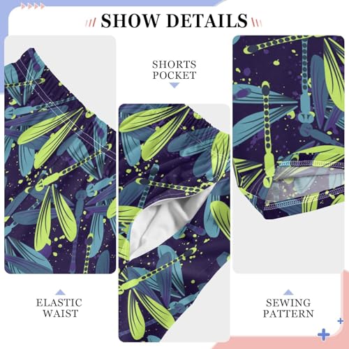 ZZKKO Dragonflies Funny Pattern Boys Pants for Kids Jogger Pants with Pockets S-XL4