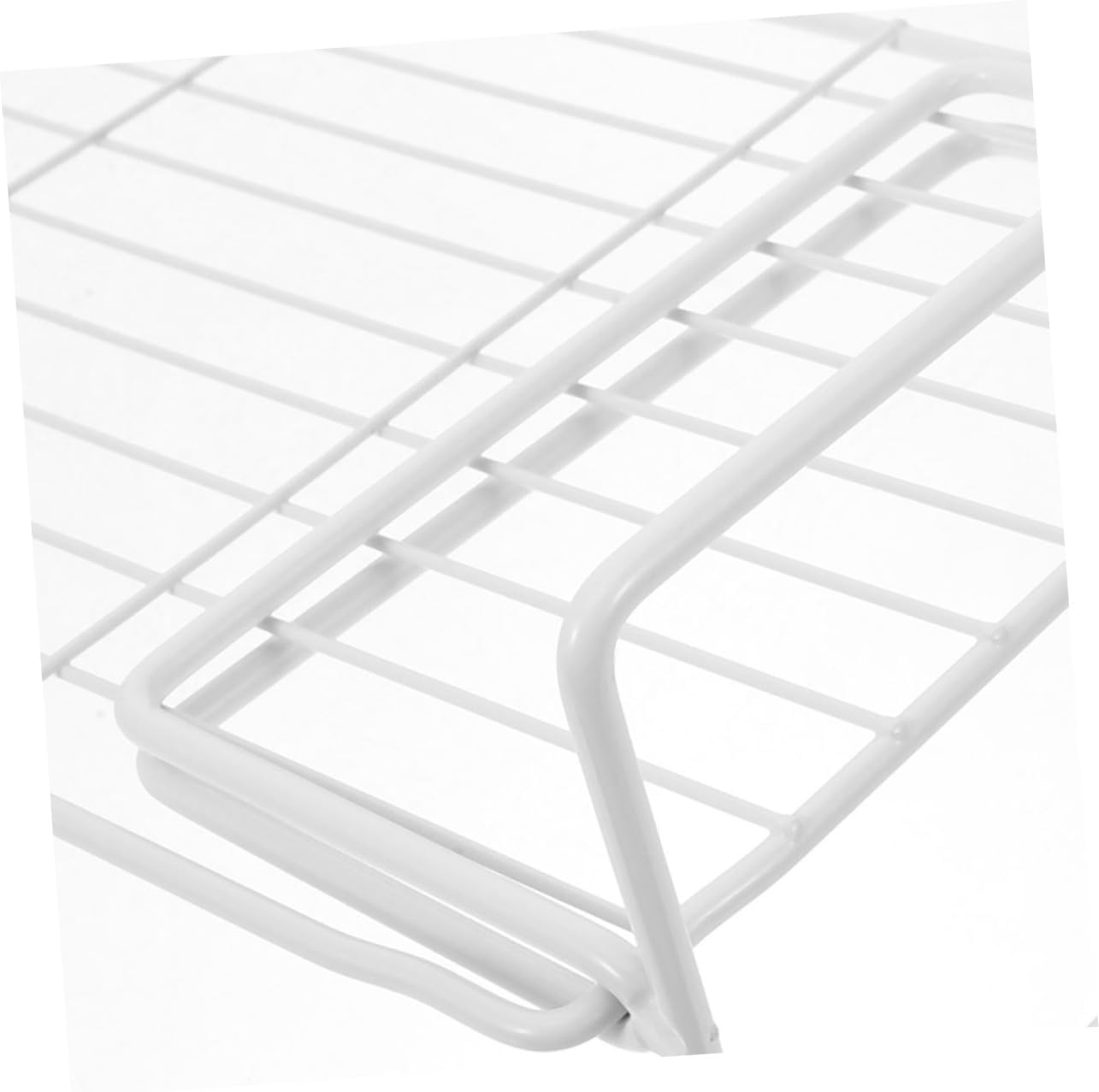 Mikinona 2pcs Freezer Partition Iron Wire Divider Fridge Shelf Organizer Reversible Fridge Separator for Kitchen Storage