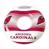 NFL 36" Inflatable Pool Ring Float, Officially Licensed Swim Tube for Adults and Teens - Arizona Cardinals
