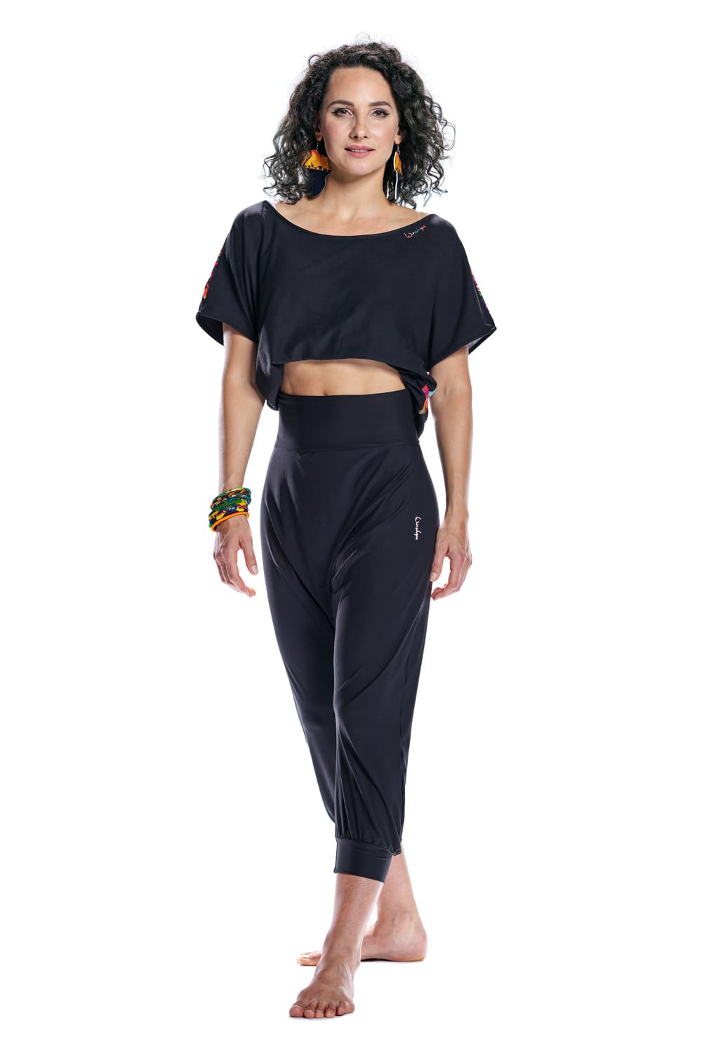 WINSHAPE Pantalones Harén para Mujer Muy Ligeros Y Funcionales 7/8 Hp301 - Pantalón de Entrenamiento Mujer