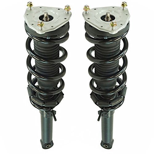 Image of TRQ Loaded Quick Complete Shock Strut Spring Mount Assembly Pair 2pc Front RWD Compatible with 2011-2012 INFINITI G25 2007-2008 G35 2009-2013 G37 2015 Q40
