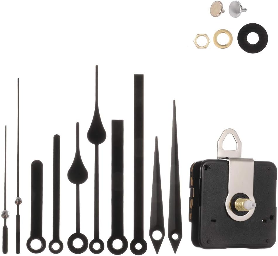 Opopark Quartz Clock Mechanisms Silient Short and Long Shaft Clock