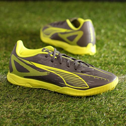 Puma Ultra 5 Play TT, Unisex Fussballschuh, Matte Aged Silver-Yellow ALERT-Puma Aged Silver, – Ansicht 3
