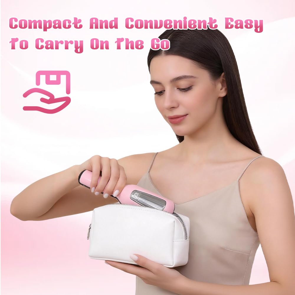 Spliss Entferner Gerät, Mini Kabelloser Haarschneider mit Spliss, Spliss Trimmer mit LED Anzeige, Tragbarer Split Ends Hair Trimmer, Splissentferner für Haare mit Negativ Lonen Haarpflege