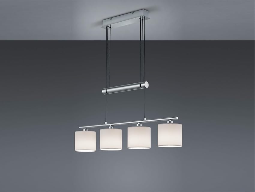 Imagen de Trio Lighting Garda lámpara colgante níquel mate en OfertitasTOP