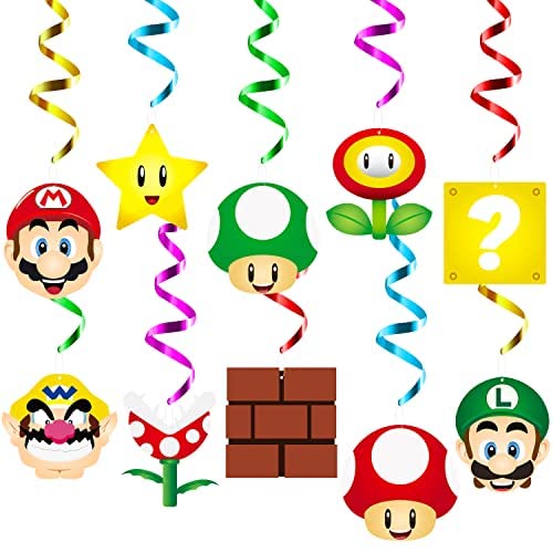スパーマリオ　パーティー飾り Super Mario Birthday : スーパーマリオテーマのバースデイ