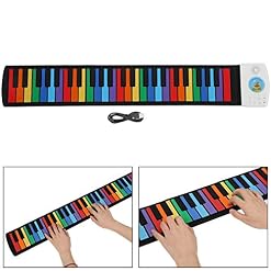 Roll-up Piano, Hand Roll Piano, enregistrement épaissir l'apparence du roman Chargement USB pour l'étude des enfants débutants – Image 7