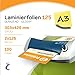 Produktbild Printation Laminierfolien, 100 Stück A3, 426 x 303 mm, 2 x 125 mic, laminiert Illustrationen mit hoher Qualität - Laminiertaschen