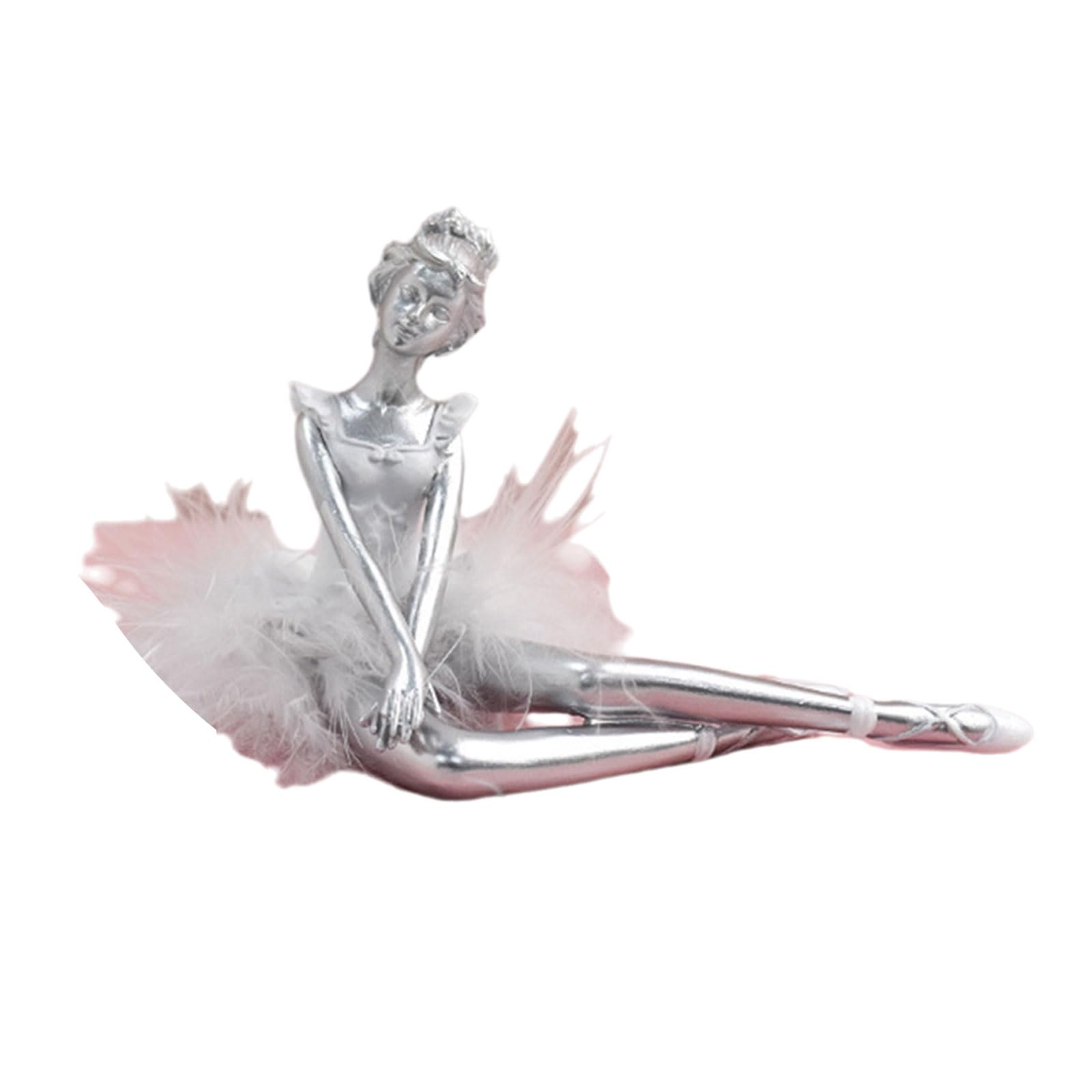 YROHGKPN Ballerinas Statue Ballet Dancer Sculpture Resins Figurine Ornament for Home Tabletop and Bookcase Decors Ballet Dancer Sculpture