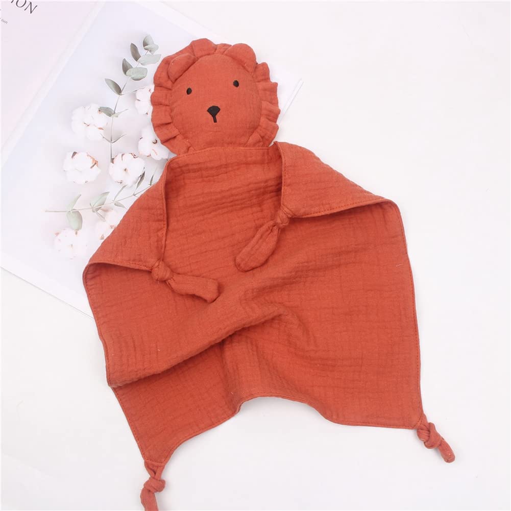 Peluche doudou panda lion éléphant mousseline jouet bébé cadeau naissance