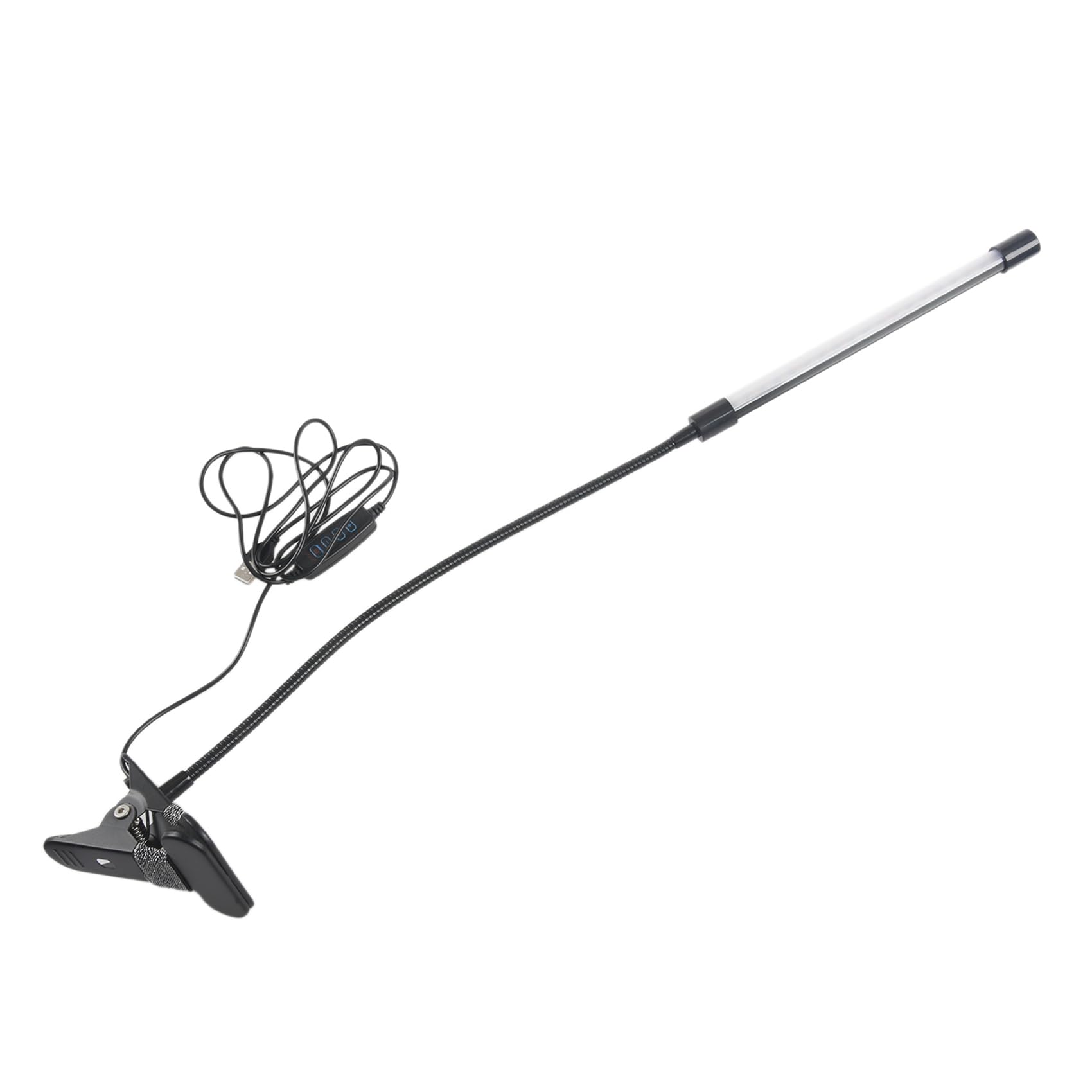 3X 8W LED Clip en Lámpara,Luz de Escritorio con 3 Modos 2M Cable Dimmer 10 Niveles Luces de Mesa de Pinza