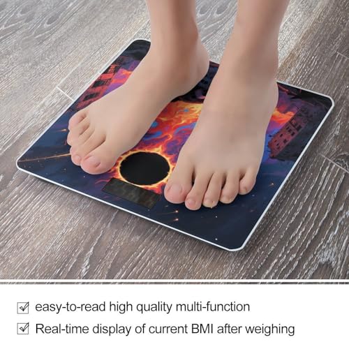Báscula Digital de Baño Boho Sun con Pantalla LCD y Vidrio Templado miniatura 5