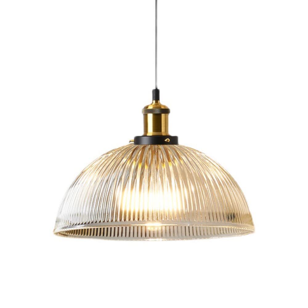 Luminaire suspendu moderne réglable et lustre vintage en verre un tête