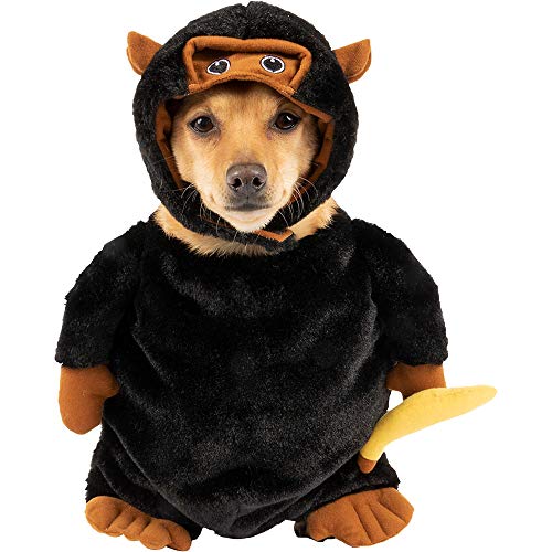 Black Monkey Halloween Dog Costume Set, XS/S, Fits Most Dogs 14-1...