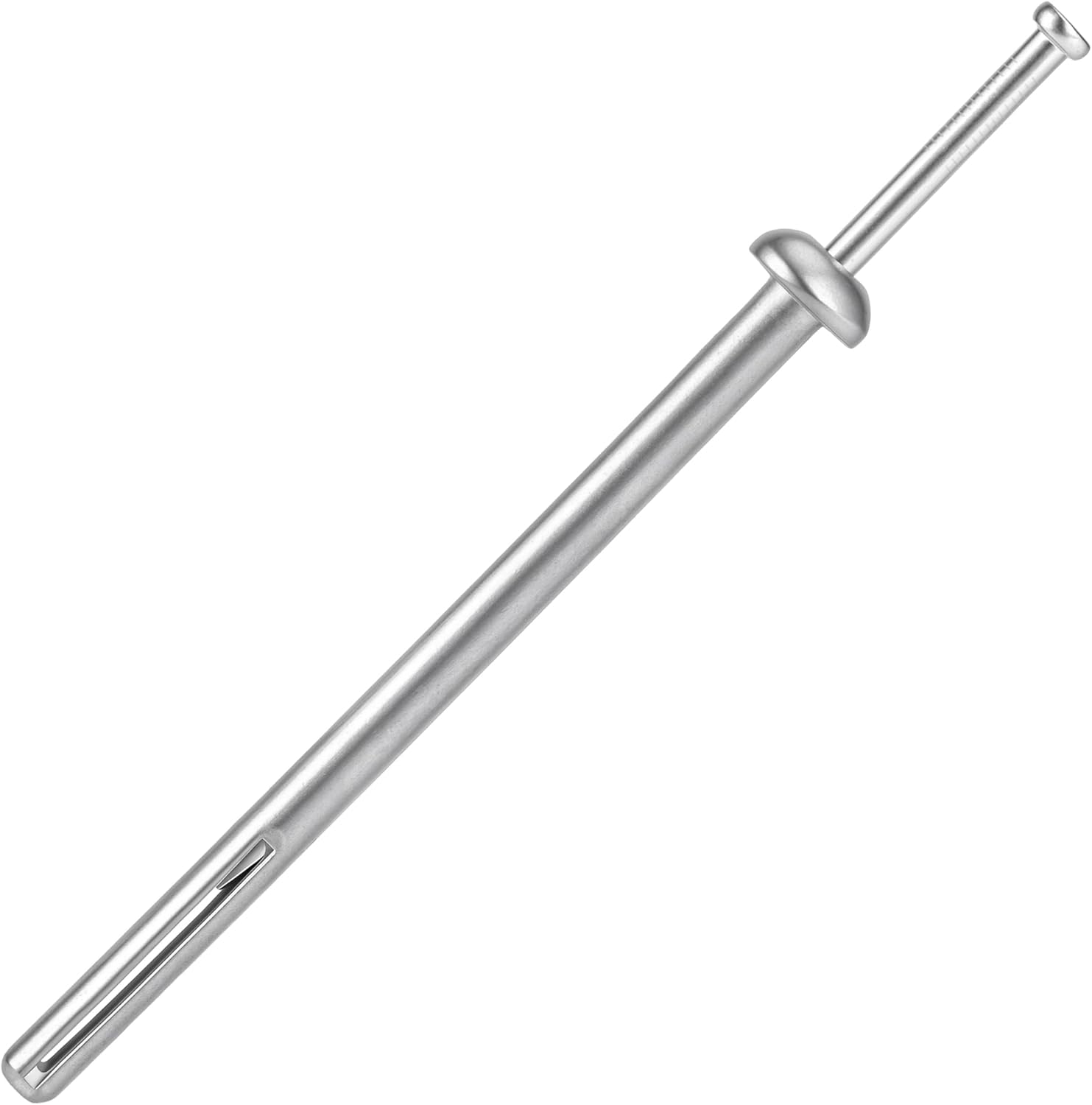 meite Hammer Drive Anchors 1/4" x 4" for Industrial Machinery & Heavy-Duty Structures, Extra-Long Concrete Anchors, Zinc-Plated Steel, Ideal for HVAC, Electrical & More (100 Counts)