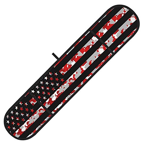 CDMT-XU1 Ondeando la Bandera de Puerto Rico Guantes de Doble Horno Guantes de Cocina Gruesos, Resistentes al Calor, Impermeables para Horno Doble Guantes de Cocina