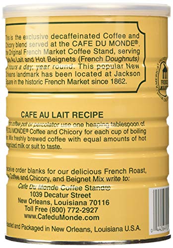 Cafe Du Monde Decaf Coffee, 13 Ounce, 3 Pack