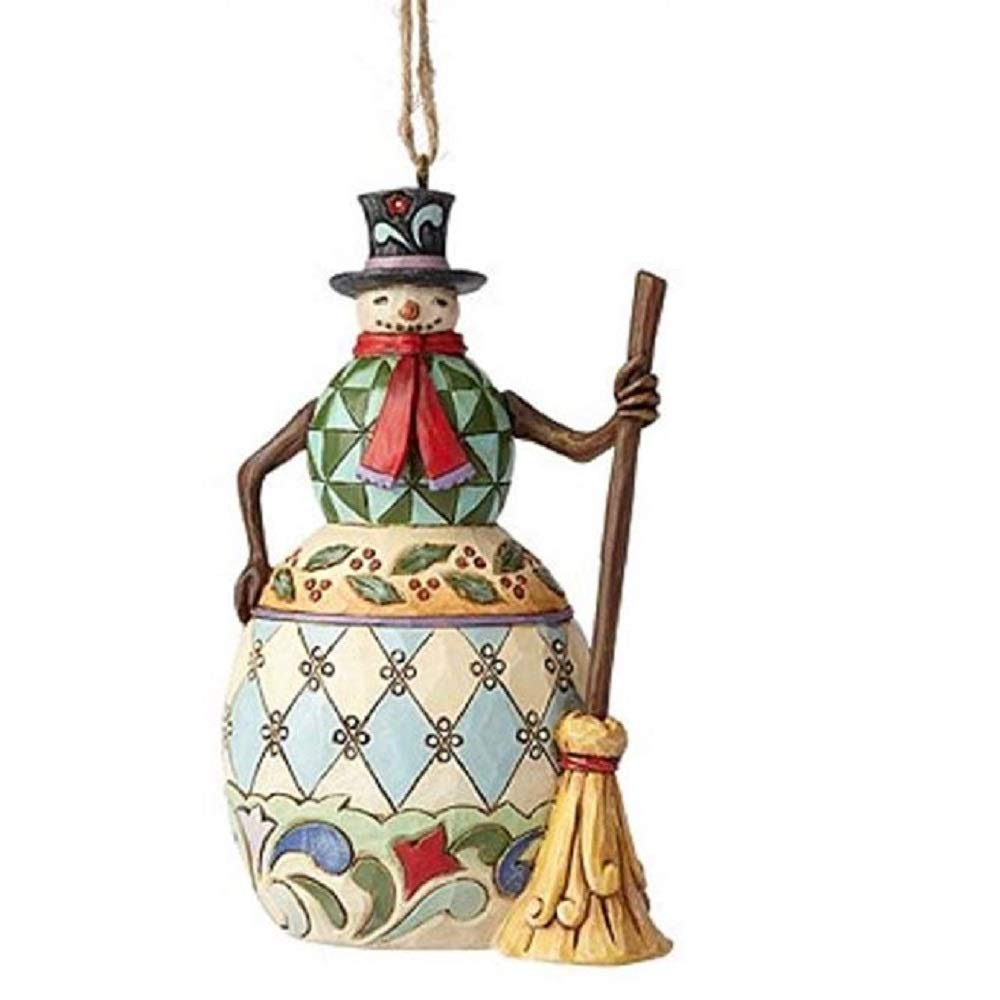 Snowman Enesco ornement de Noël d'exception Heartwood Creek sculpté