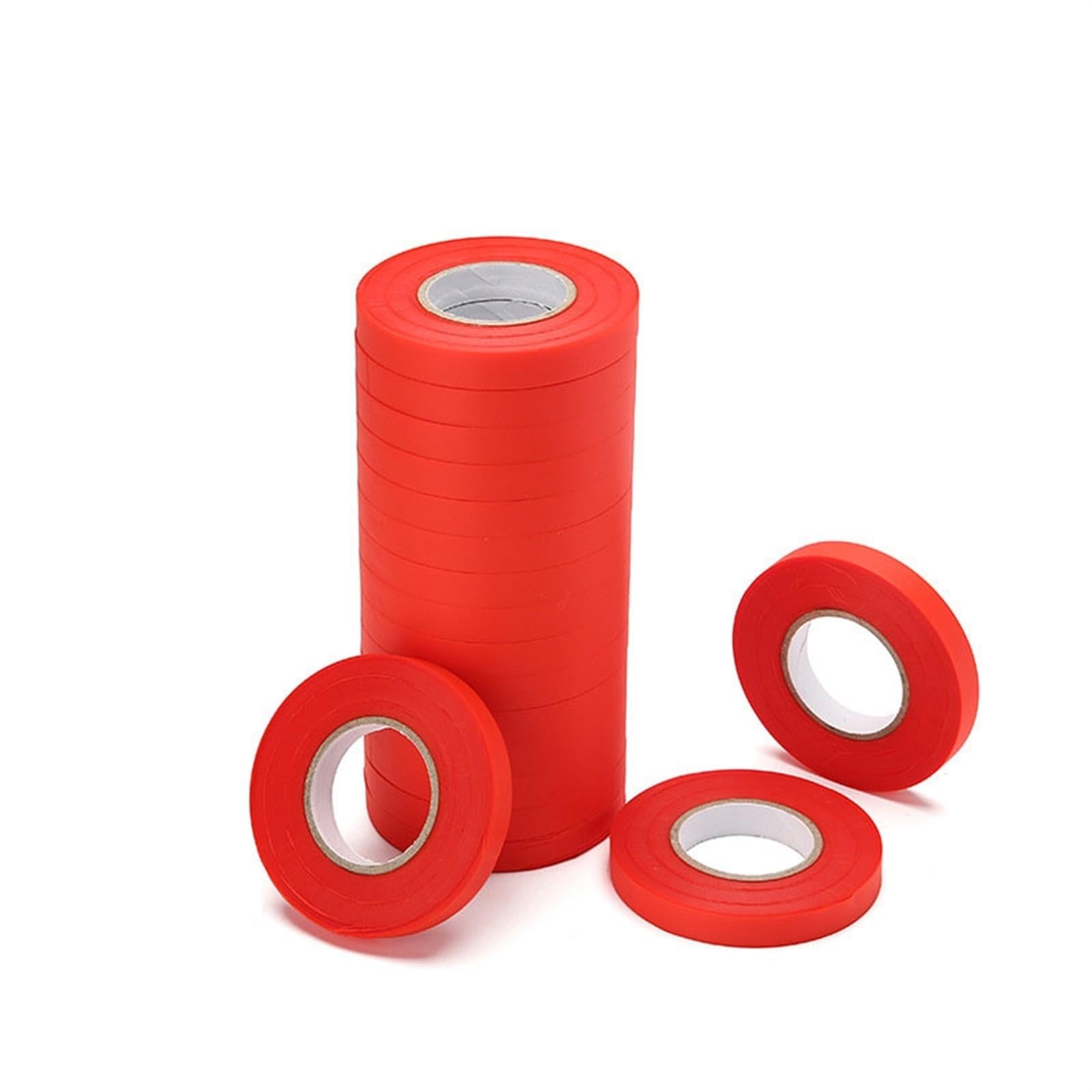 AVIMYA Tying Binding Flower Vegetable Machine Tree Parafilm Gardening Bind Belt Tapetool Secateurs Engraft Red PVC tie Tape 30m/PC (Color : 20Pcs Red)
