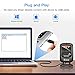 Eyoyo 1D 2D Desktop Barcode Scanner, Omnidirectional Hands-Free USB Wired Barcode Reader, Capture Barcodes from Mobile Phone Screen, Automatic Image Sensing for Supermarket Library Retail Store