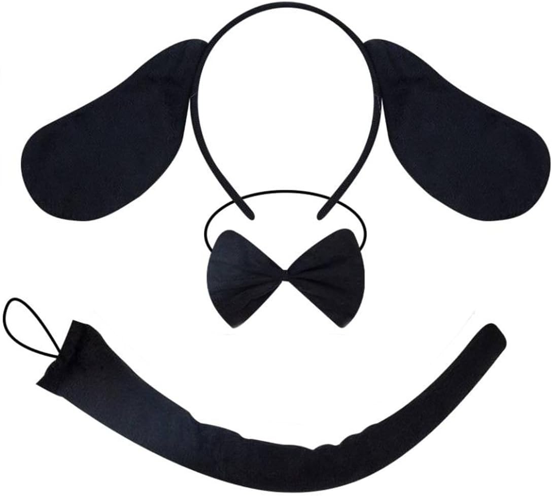 Kirei Sui Kids Puppy Dog Headband Bowtie Tail 3pcs Costume