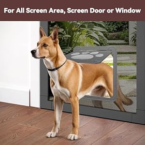 Dog Screen Door with Magnetic Closure Pet Screen Door for Sliding Screen Door/Window Lockable Door for Dog Dog Screen Door with Magnetic Closure Pet Screen Door for Sliding Screen DoorWindow Lockable Door for Dog