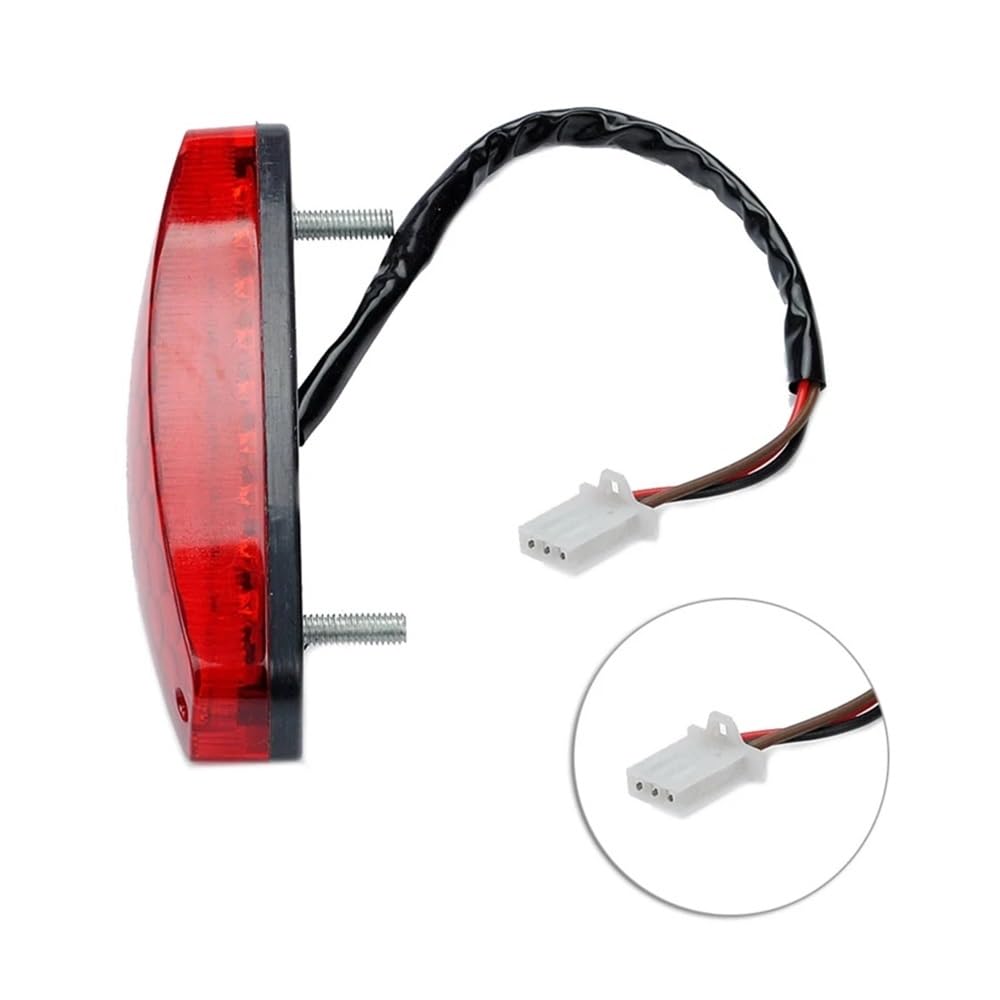 Luce di Stop A LED A 3 Fili da 12 V, Posteriore per Targa, ATV, Fuoristrada, Moto, Universale Luci Freno