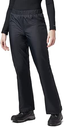 Columbia Storm Surge Pants Womens 3X Regular Black Waterproof Rain