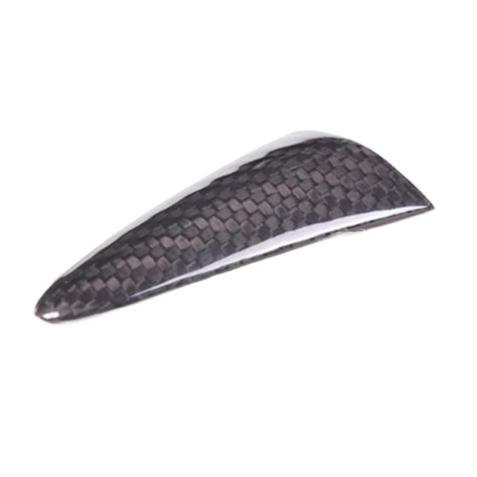QBKGMEWCA Gear Knob Interior Modification Trim Cover Compatible for Infiniti Q50L Q60 Cayenne Carbon Fiber(Type1)