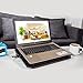NAGAN Laptop Cooling Pad with 6 Fans, Ergonomic USB Powered Cooling Pad for Laptop with Dual USB 2.0 Ports, Height-Adjustable, Metal Mesh Gaming Notebook Cooler, Fits 15-17.3 inch Laptops