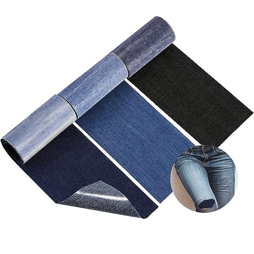 Descrizione del Prodotto: Ravviva i tuoi jeans usurati in modo semplice ed efficace con il nostro set di alta qualità composto da 3 Toppe Termoadesive Jeans. Queste Toppe Termoadesive aggressive per tessuti sono disponibili nei colori Blu Chiaro, Blu Scuro e Nero. Ogni rotolo misura 8 cm x 51 cm e offre abbastanza tessuto termoadesivo per nascondere piccoli o grandi buchi e persino per realizzare design creativi.