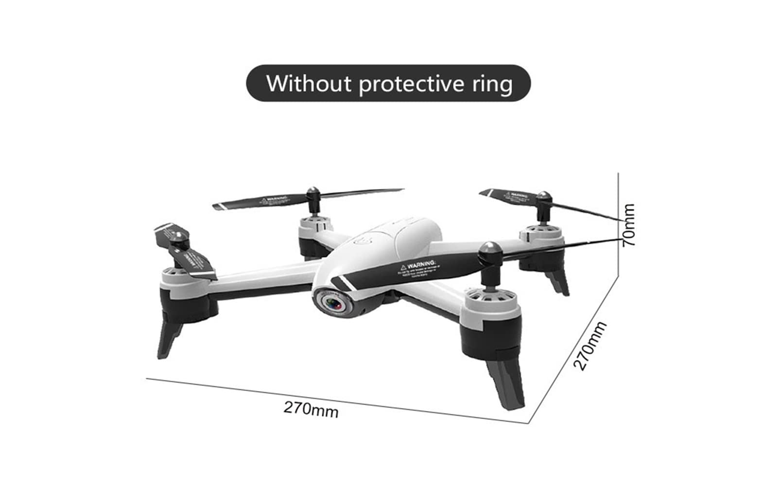 Dron Drone Drony z podwójną kamerą Drony 4K 1080P 720P 2.4G WiFi PFV Przepływ optyczny 20 minut Czas lotu Quadrocopter RC Dron Dron Drony (Kolor: 4K Biały 3Batt Rozmiar: 1) (4K 2Batt 1)