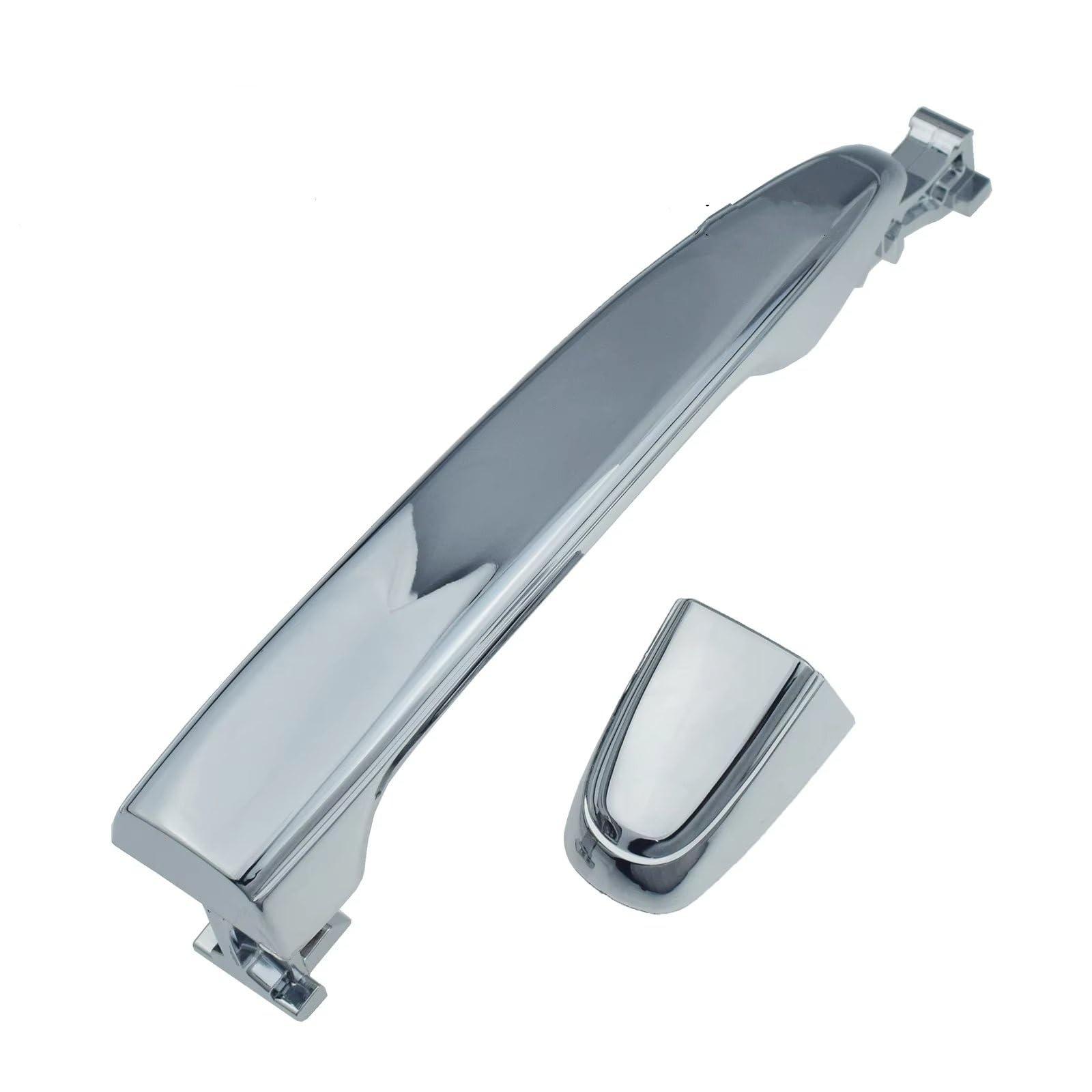Kpuwers Exterior Door Handle Chrome Outside Door Handle for Toyota for Alphard MNH10 2003-2008 for Noah for Voxy 2001-2007 Handles Replacement(Rear LH or RH)