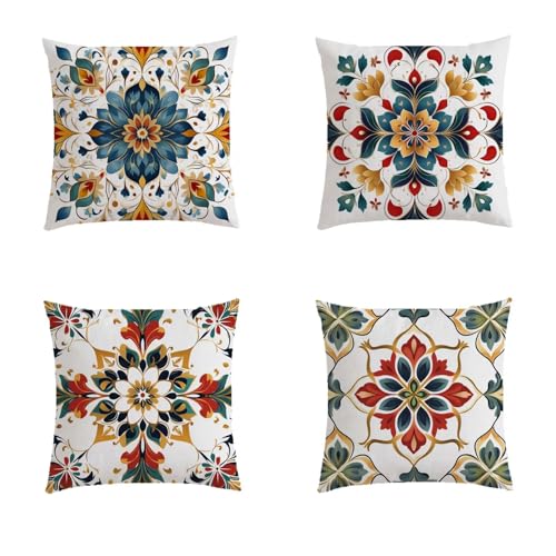 Housse de Coussin 80x80cm Grand Format avec Fermeture Invisible - 2