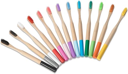 Miniatura 7 de Healifty Cepillo de dientes orgánico para adultos, sensible, cepillo de dientes de viaje, cepillo de dientes para niños, cepillo de dientes suave,