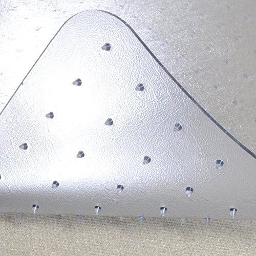 Image of Dimex Office Chair Mat for Low‑Pile Carpet - 45 inch x 53 inch Clear Desk Floor Protector with Lip, Smooth Glide PVC for Rolling Chairs