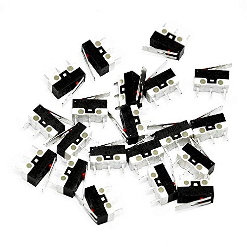 Daoki GR-US-118C 20Pcs Micro Switch Ac 1A 125V 3Pin Spdt No+Nc Hinge Lever Momentary Push Button Micro Limit Switch thumb #3