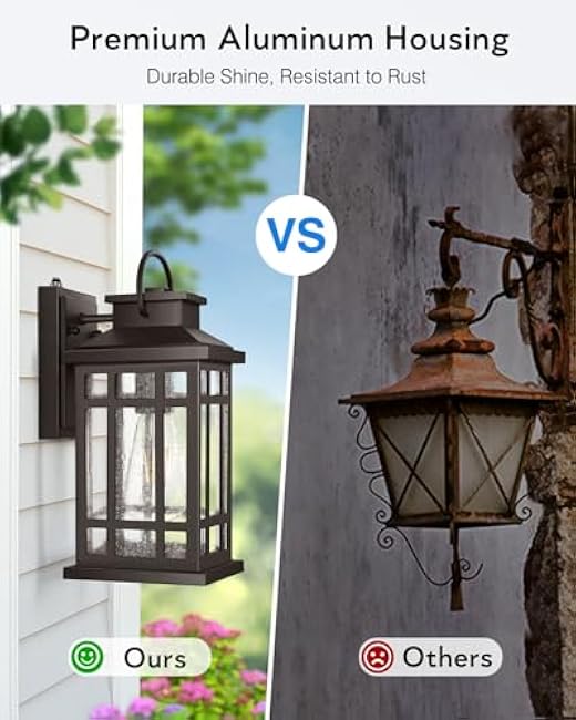 Modern Outdoor Light Fixture Outside Sconce Lighting Oil Rubbed Bronze Wall Mount