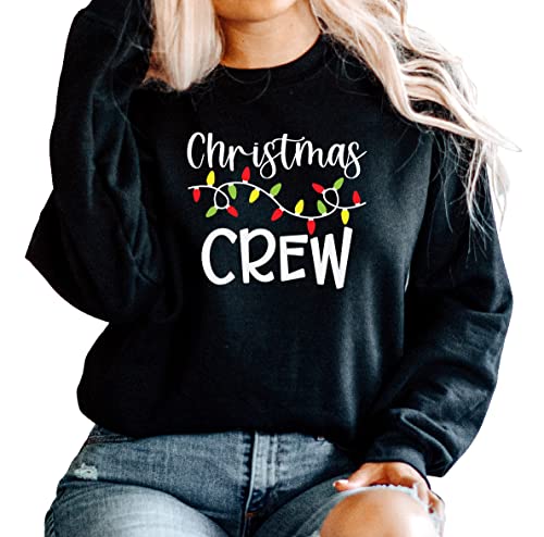 Christmas Crew 2025 Sweatshirt, Xmas outfit, holiday Light outfit, Christmas Crew Family Matching Sweat, Merry Christmas outfit Sand4