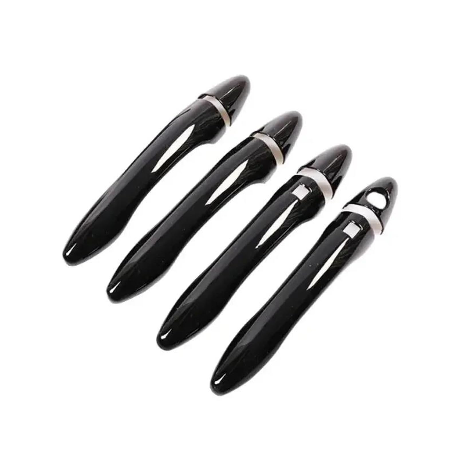 MTVTFECEWG for Kia for Optima K5 2011 2012 2013 2014 2015 Car Exterior Door Handle Moulding Cover Trim Sticker (Black B)