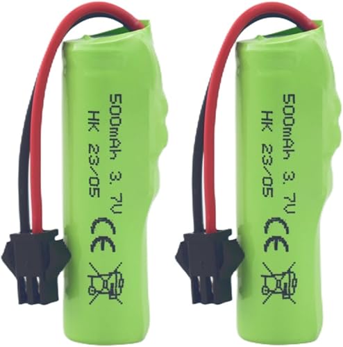 sea jump Batería de litio de 2 piezas de 3.7 V 500 mAh para DE35 DE38 DE40 DE50 TB202 TB201 TM201 TM202 TC141 DE84 S767 SL-356A 1220A RC batería de