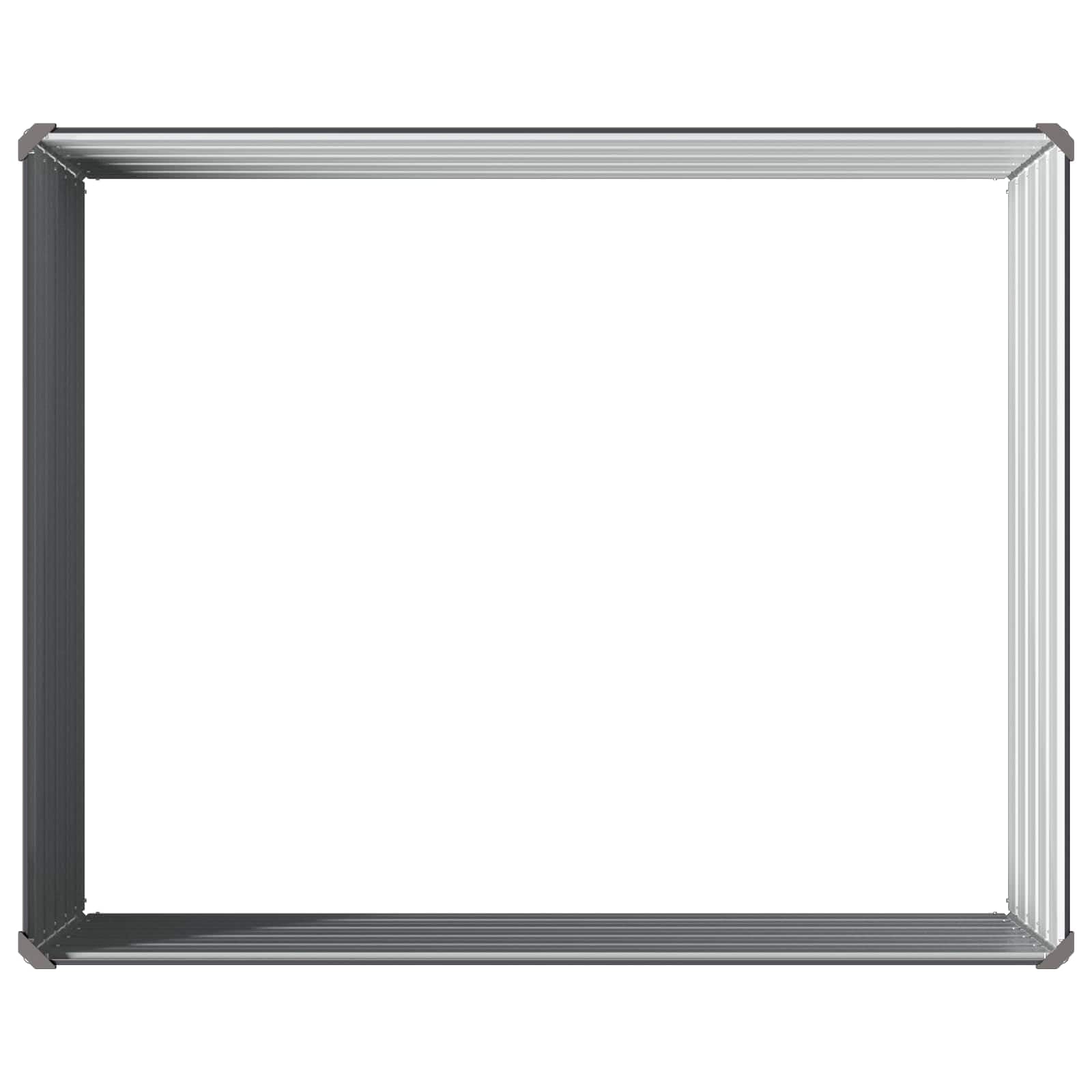 Generico Letto rialzato da Giardino Antracite 100 x 80 x 55 cm,8006389